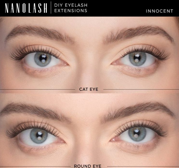 nanolash Falsche Wimpern für Wimpernverlängerung zum Selbermachen (DIY)