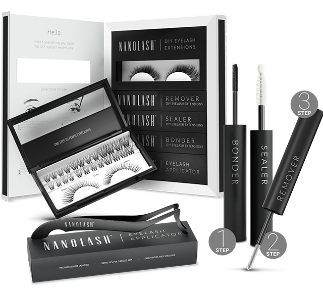 nanolash Wimpernverlängerung-Set zum Selbermachen