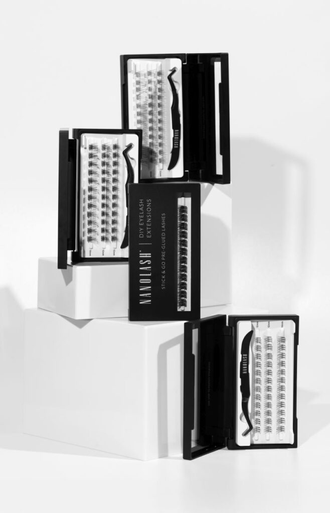 DIY Pre-Glued Wimpernbüschel für Wimpernextensions zu Hause nanolash